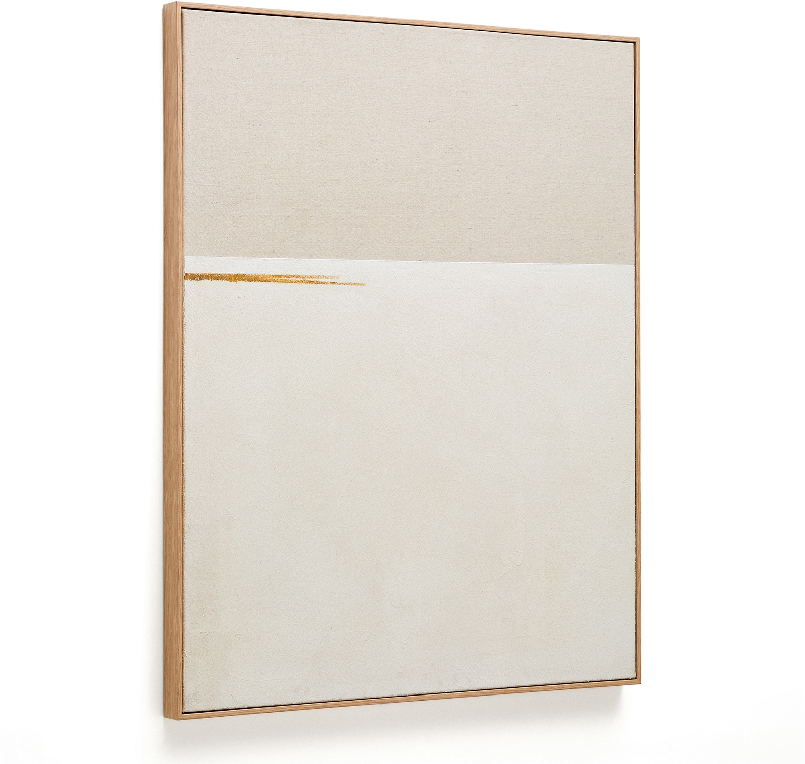 Abstrakt Beige Vægkunst fra Kave Home – Nordisk Elegance
