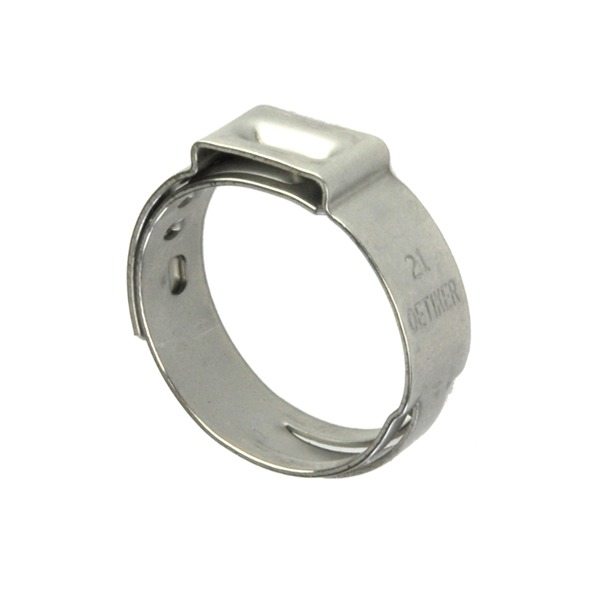 Aluminium Slangeklemme 17 8mm  10 Stk