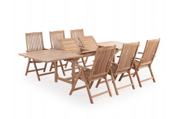 Anna Devon Teak Havemøbelsæt