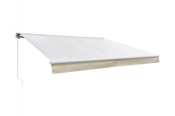 Ask Manuel Markise Semikassette           Hvid Beige