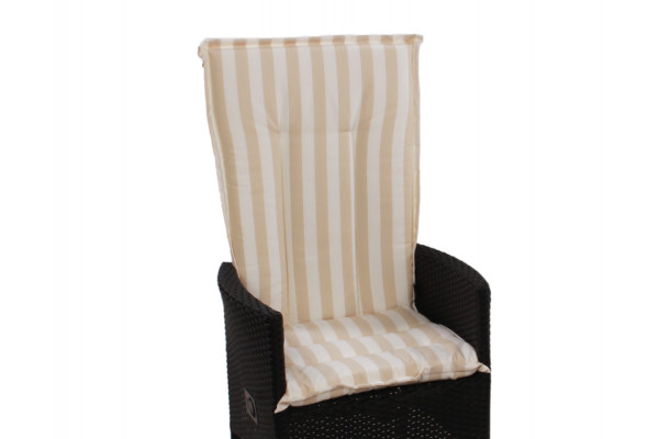Aston Paris Positionshynde Beige-hvid Stribet