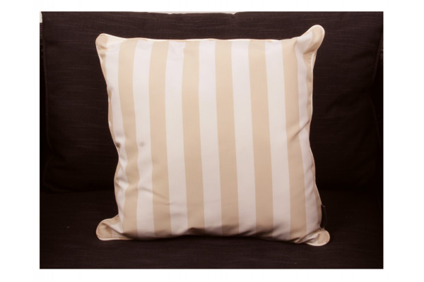 Aston Pyntepude Beige-hvid Stribet