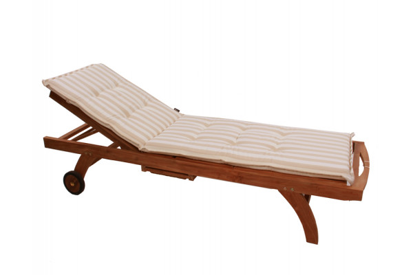 Aston Solvognshynde Beige-hvid Stribet
