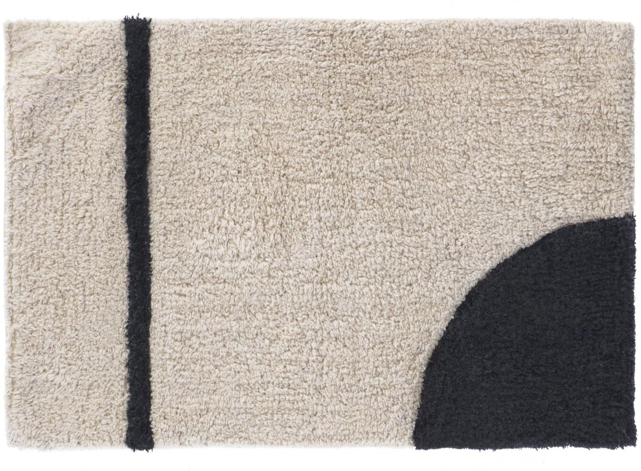 Bademåtte Kave Home Maica 40x60 cm - Beige Bomuld