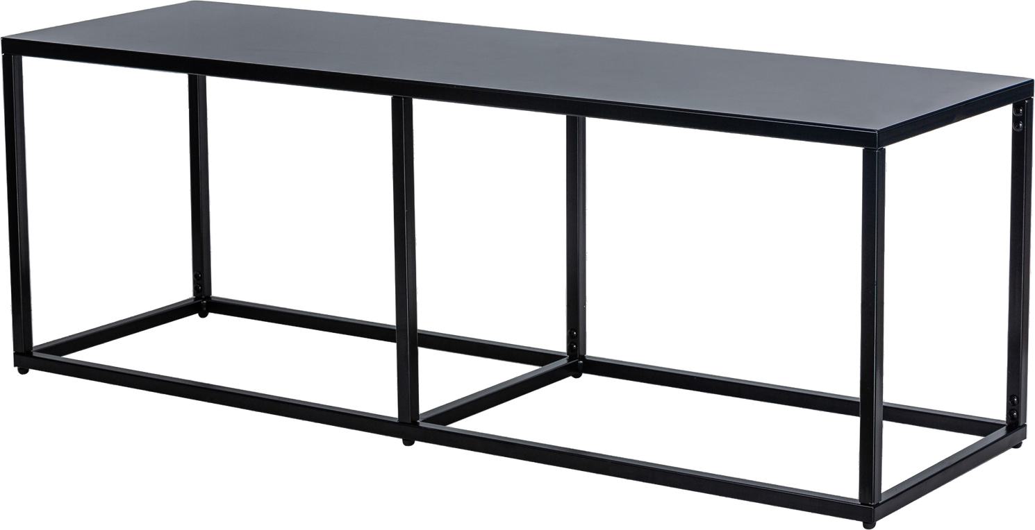 Bænk Nordlys Furniture York   Industriel Entrébænk   Sort Metal H45ã B130ã D40 Cm