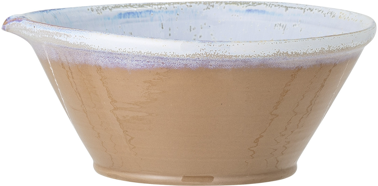 Bageskål Bloomingville Evora   Håndlavet Stentøjsserveringsskål ø28 Cm 2700 Ml Natur
