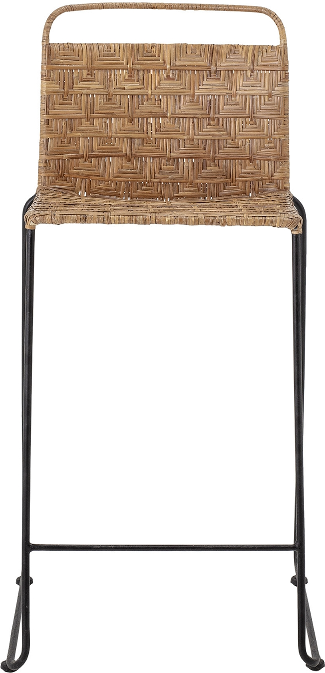 Elegant Barstol i Rattan og Stål fra Bloomingville