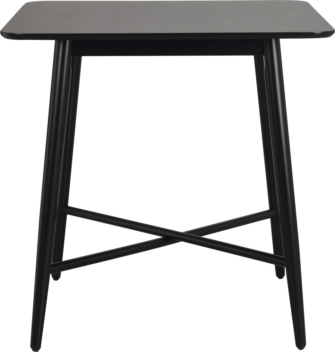 Barbord Rowico Lotta Sort Træ 90ã 90 Cm Bordplade H91 Cm