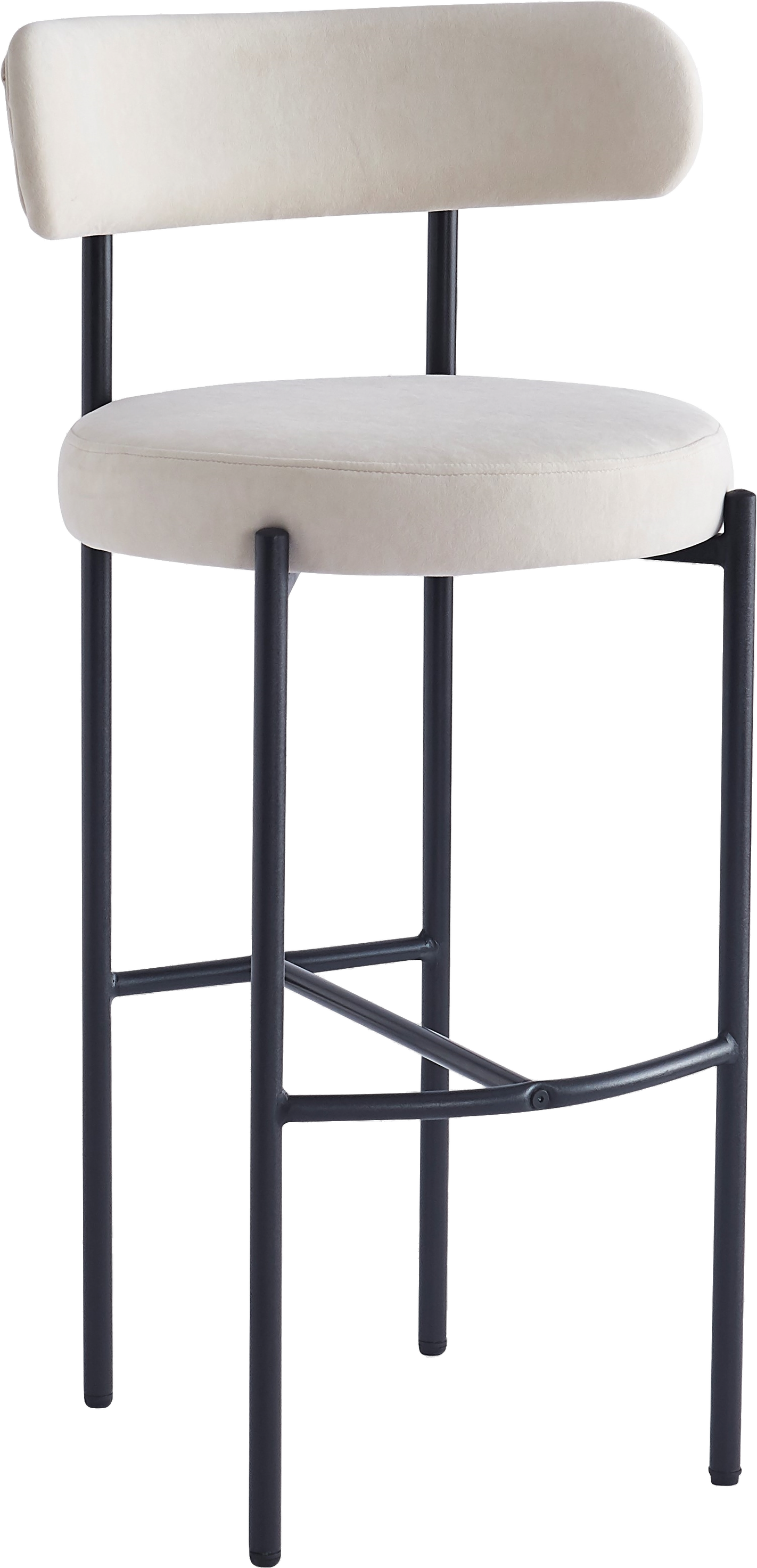 Barstol   Barkrakk Nordlys Furniture Tablars Beige Stof   Skandinavisk Minimalisme
