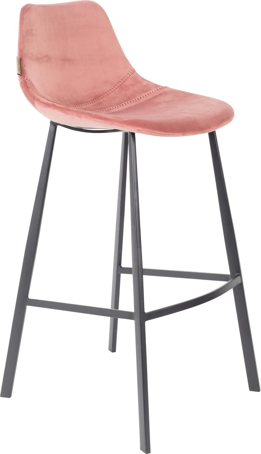 Barstol Franky fra Dutchbone - Støvet Rosa Elegance