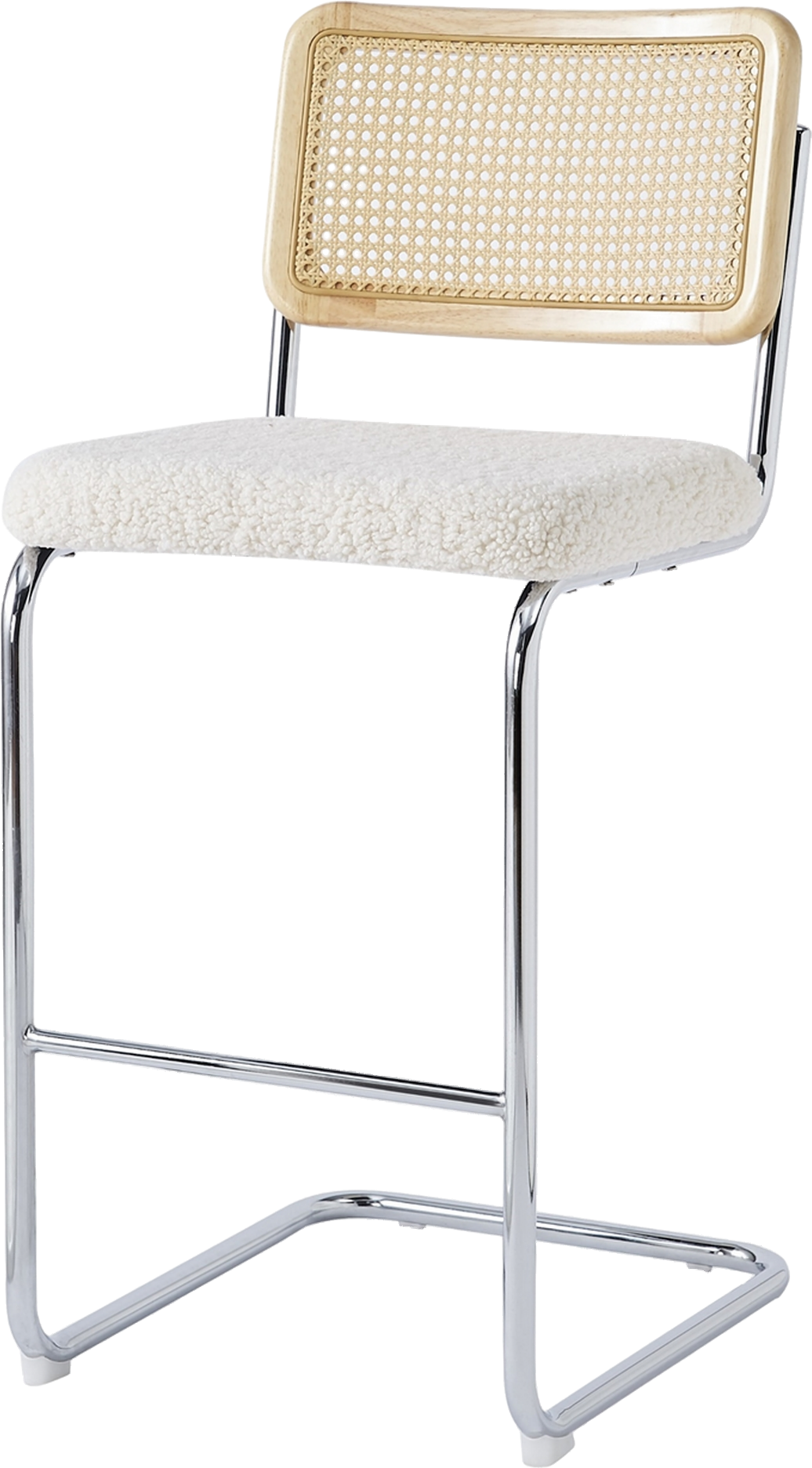 Barstol Nordlys Furniture Tabsofia   Hvid Rattan Med 75 Cm Siddehøjde   H100 B49 D58