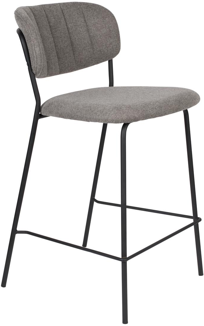 Moderne Mørkegrå Barstol fra Studio White til Højbord
