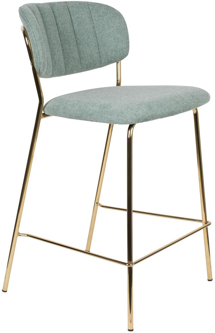 Elegant barstol i sølv fra Studio White – Jolien model