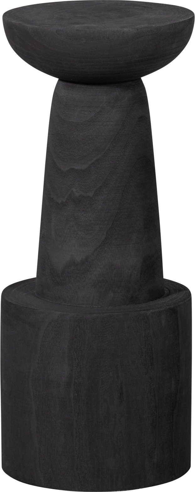 Elegant Mat Sort Barstol fra Woood Collection Bink