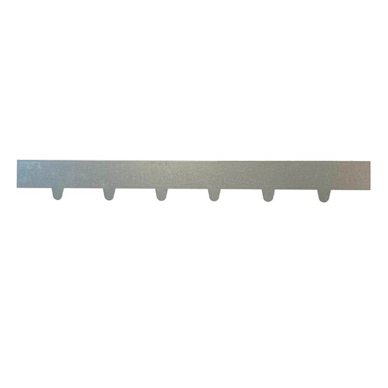 Bedkant Med Takker  : 13  : 110 Cm Galvaniseret