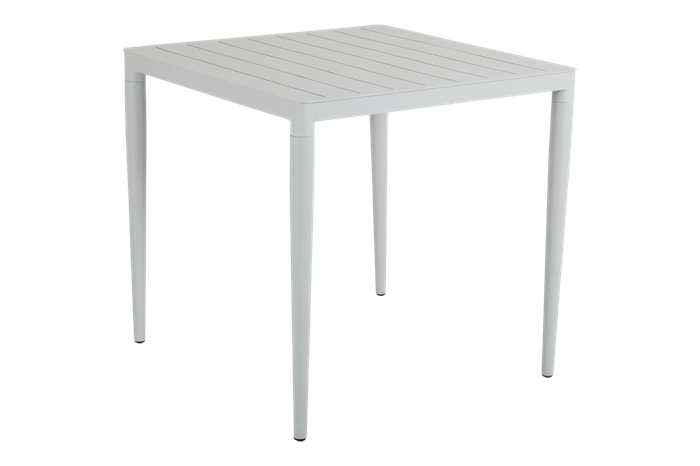 Bigby 76x76 Light Grey Havebord Brafab Enggården Havemøbler