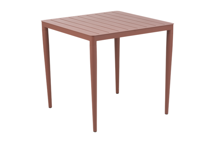 Bigby 76x76 Zin Red Havebord Brafab Enggården Havemøbler