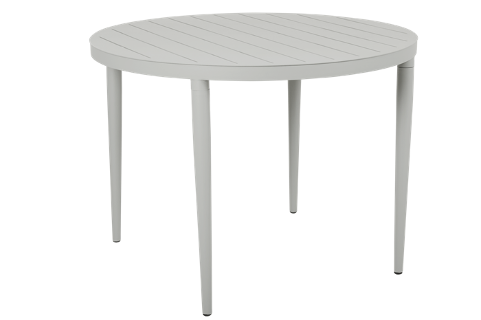 Bigby ø100 Light Grey Havebord Brafab Enggården Havemøbler