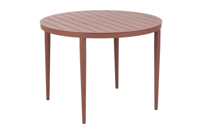 Bigby ø100 Zin Red Havebord Brafab Enggården Havemøbler