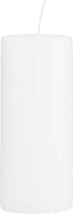 Elegant Hvid Bloklys fra House Doctor - 15 cm Stearinlys