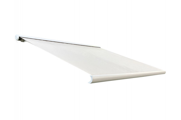 Bøg Markise Motor Led-lys Hvid Beige
