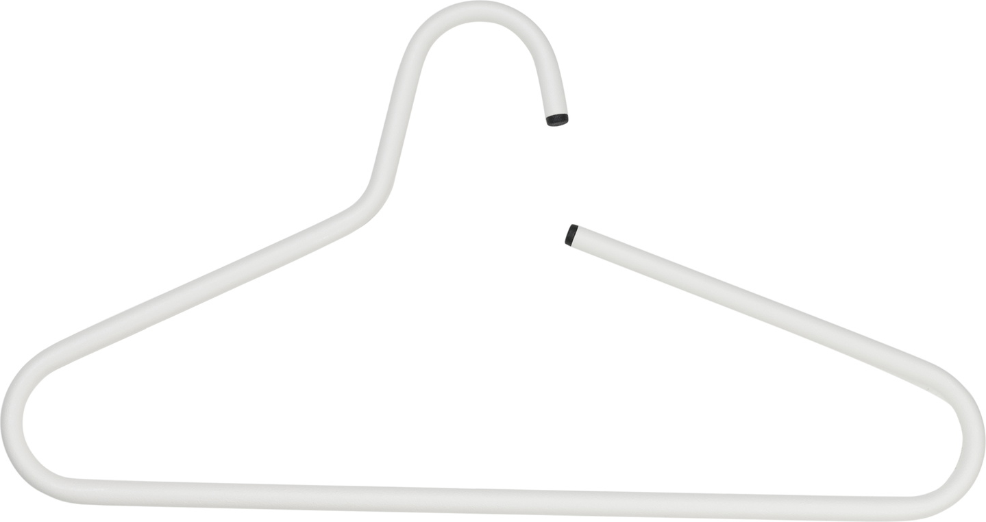 Bøjle  -pak Spinder Design Victorie Hvid Pulverlakeret Stål 21 5x42x1 Cm Minimalistisk Garderobeløsning