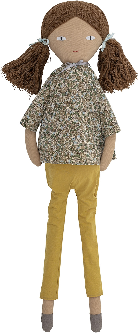 Børnedukke Bloomingville Mini Lilo 86   Cm Gul Bomuld