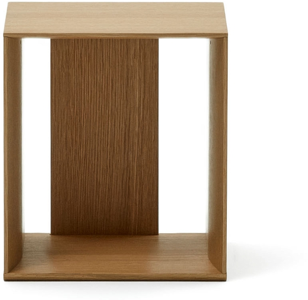 Vægmonteret bogreol Kave Home Litto i naturtræ 30 cm