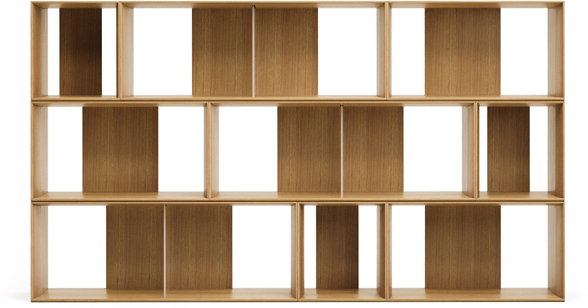 Moderne Litto Bogreol i Naturtræ - Elegant Nordisk Design