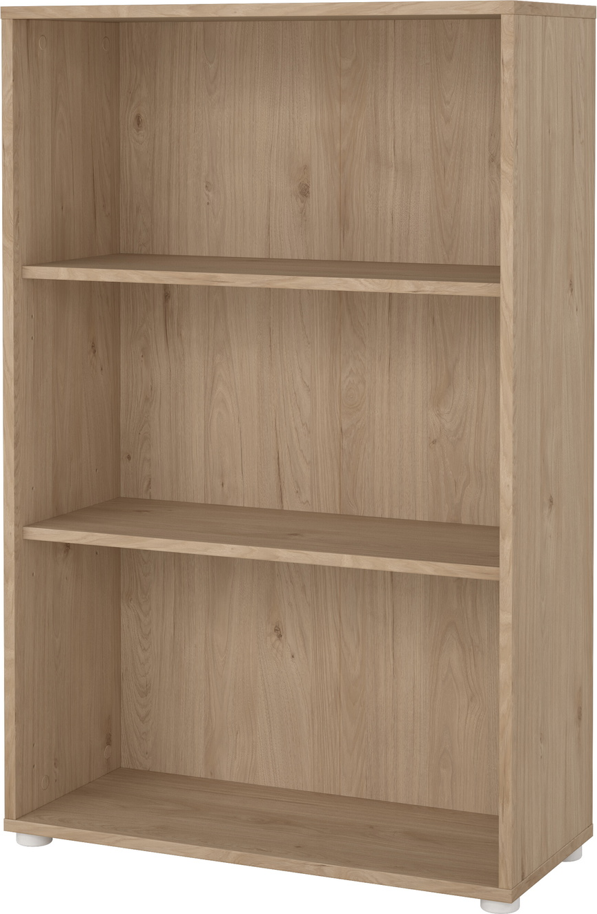 Bogreol Reol Vesterholm Formé    Hylder  Jackson Hickory Spånplade  H124   B80   D34 Cm