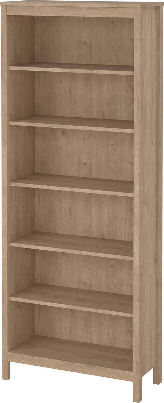 Bogreol Reol Vesterholm Lunor H199   B78   D32   Cm Jackson Hickory    Hylder   Justerbare  Fsc-certificeret