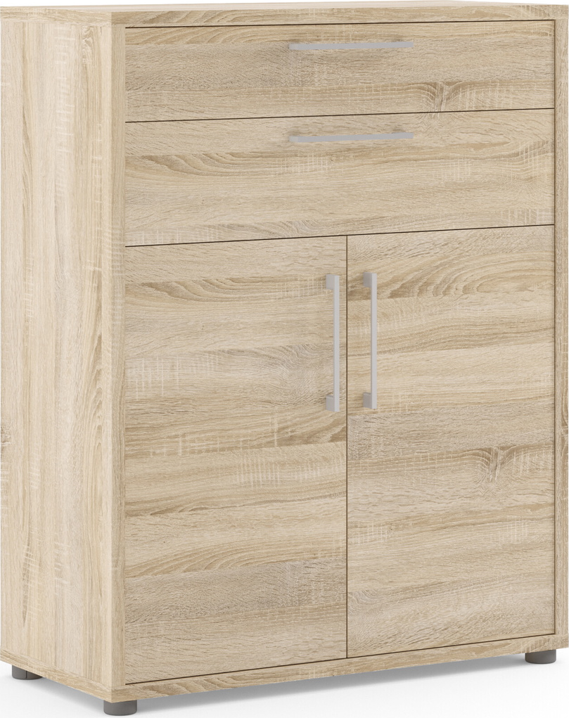 Bogreol Reol Vesterholm Prima Lys Egestruktur  Folie  Spånplade  Vægmonteret H113ã B89ã D40 Cm