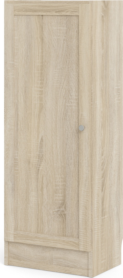Bogreol Vesterholm Basic  Vægmonteret Med Låge  Natur  H107ã B41ã D28 Cm