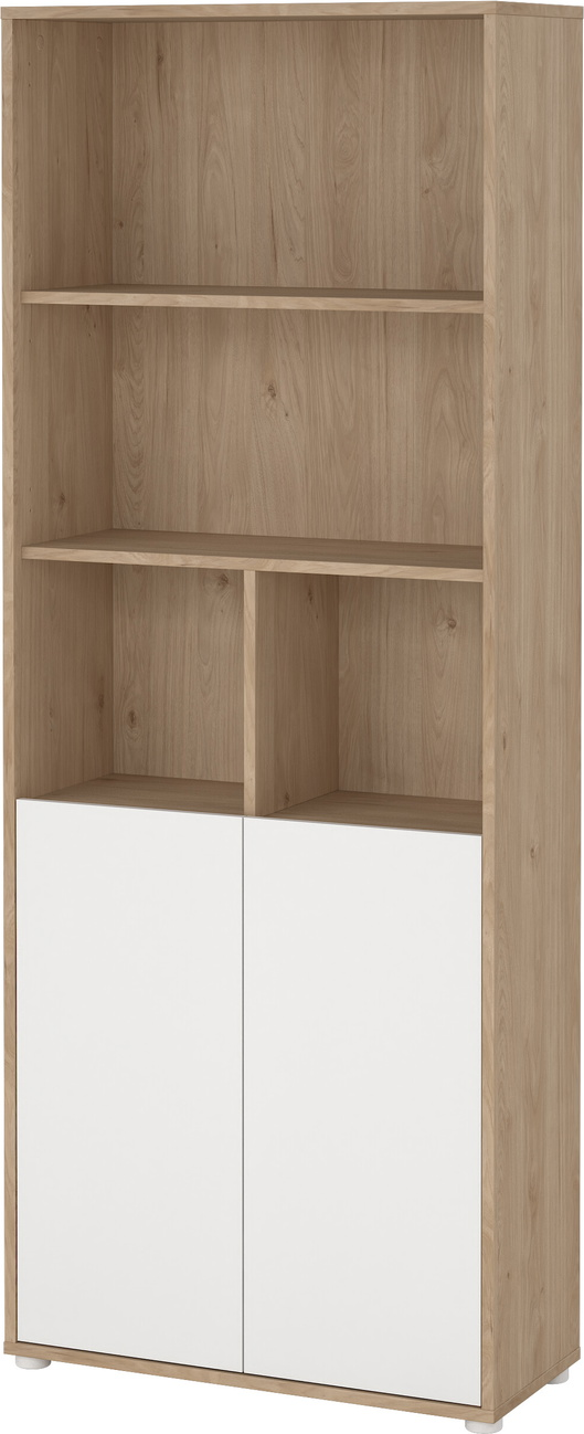 Bogreol Vesterholm Formé   Låger   Hvid Jackson Hickory Spånplade H204 7xb79 6xd34   Cm