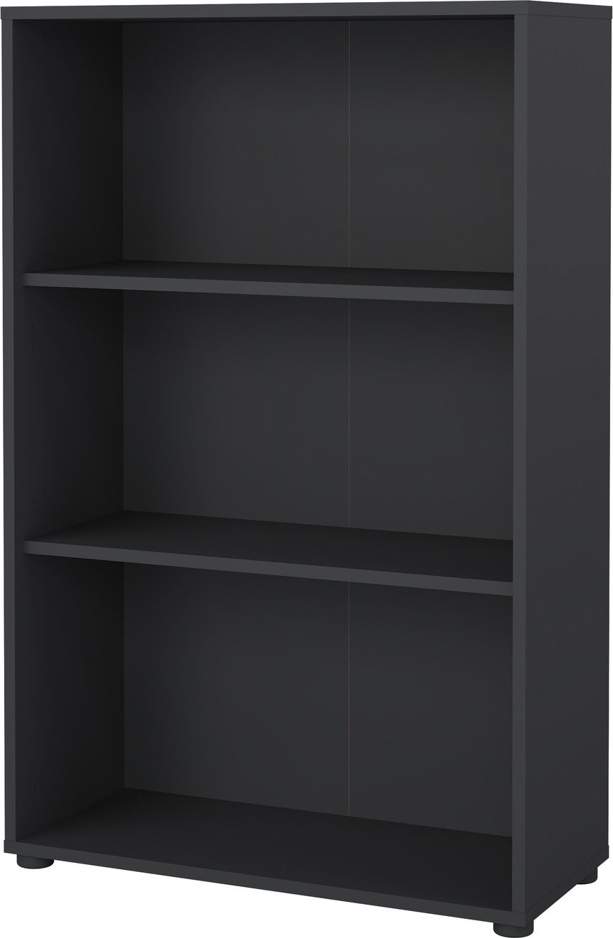 Bogreol Vesterholm Formé Mat Grå  Spånplade Mdf    Hylder  H124   B80   D34 Cm