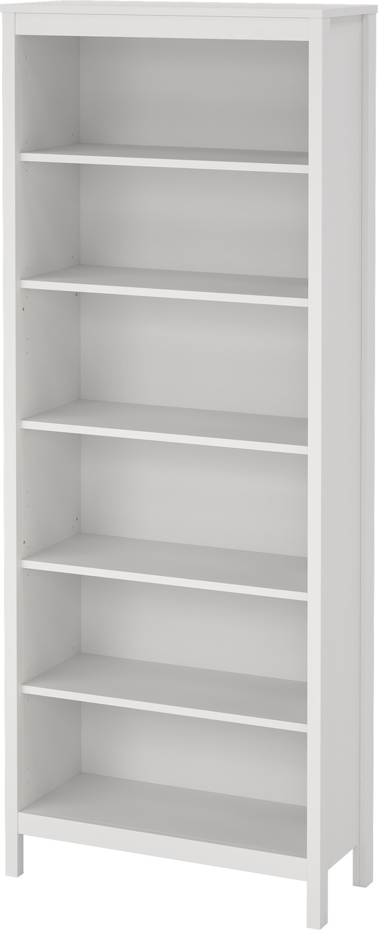 Bogreol Vesterholm Lunor  Hvid  H199ã B78ã D32   Cm  Dansk Fsc-spånplade  Justerbare Hylder