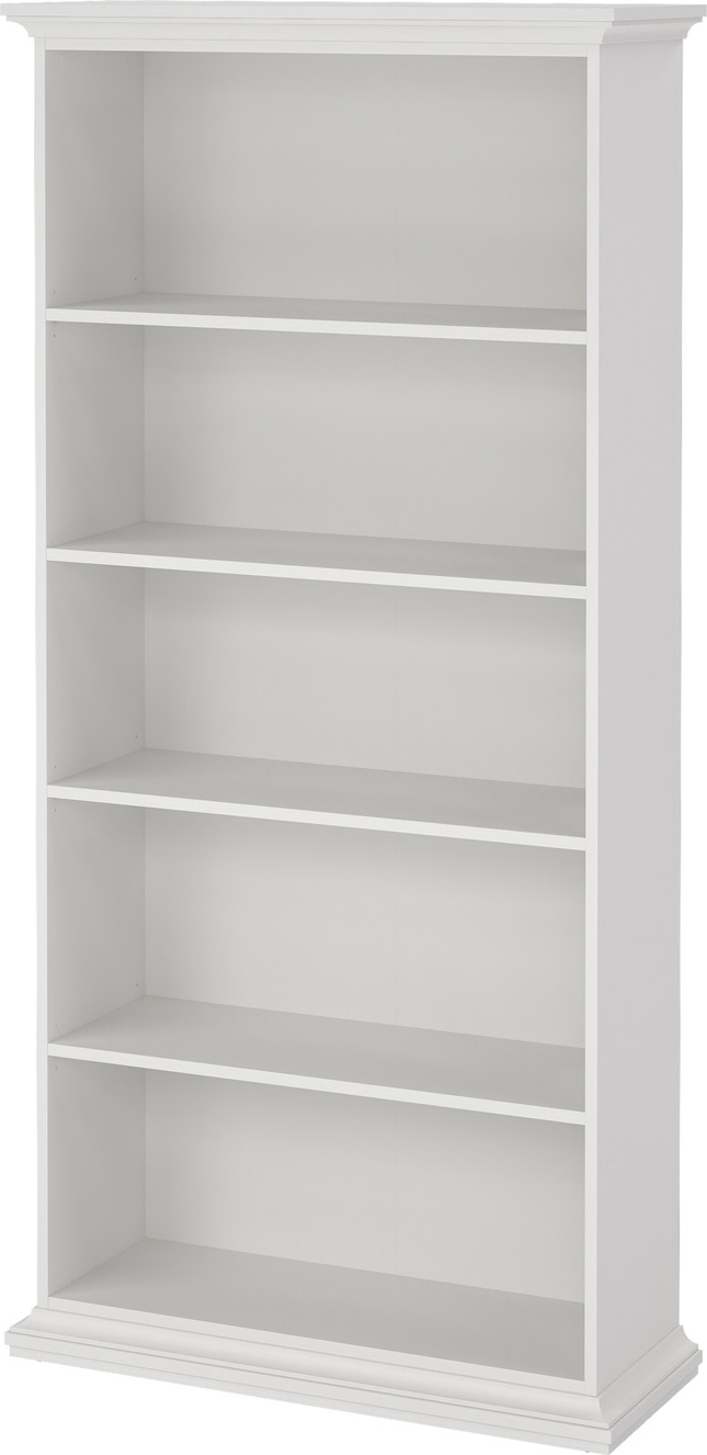 Bogreol Vesterholm Nora H200   B96   D37 Cm  Hvid     Hylder   Justerbare  Fsc-certificeret  Danskproduceret  Vægmonterbar