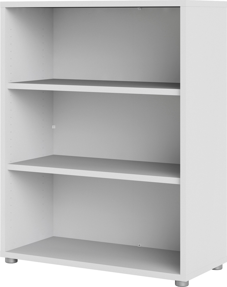 Bogreol Vesterholm Prima  Dansk  Hvid Melamin  Vægmonteret    Justerbare Hylder  H113xb89xd40 Cm