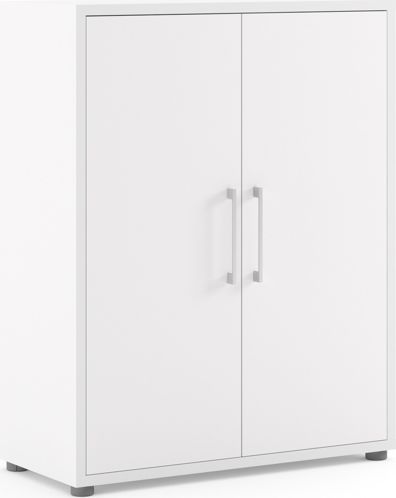 Bogreol Vesterholm Prima H113xb89xd40 Cm  Hvid    Døre  Vægmonteret Opbevaringsreol