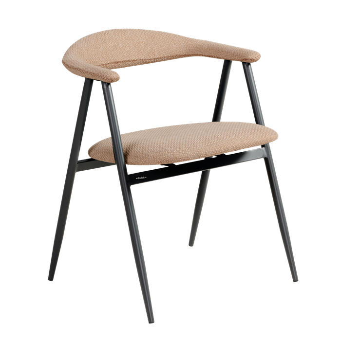 Boi Stabelstol Antracit Beige Sæde Havestole Brafab Enggården Havemøbler