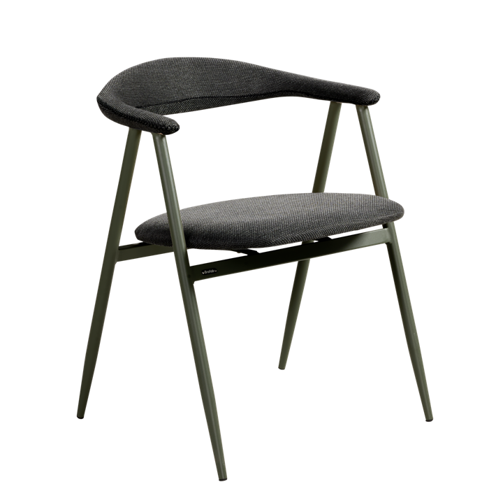 Boi Stabelstol Nordic Green Sort Sæde Havestole Brafab Enggården Havemøbler