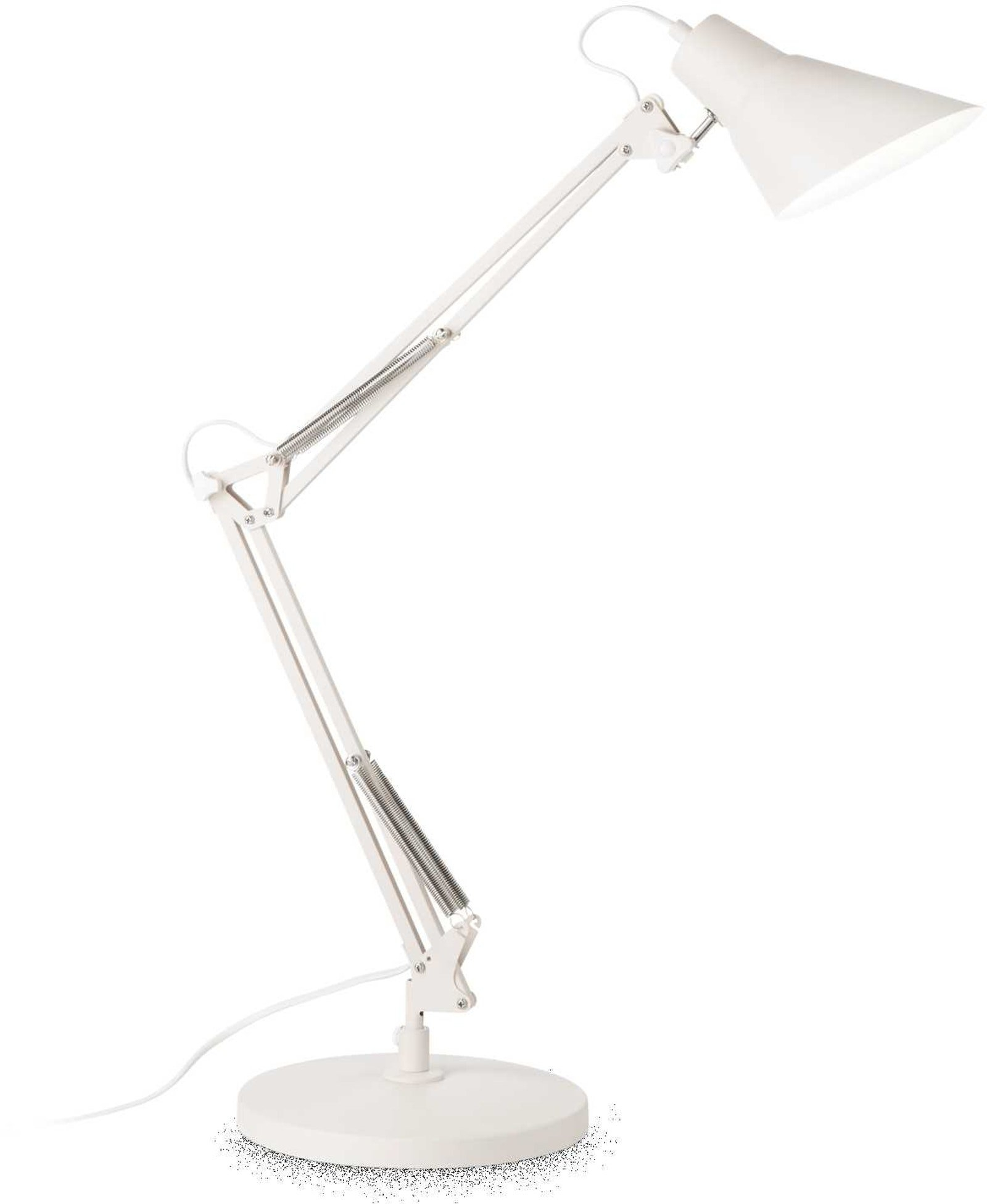 Elegant bordlampe i hvidlakeret metal – Ideal Lux Sally