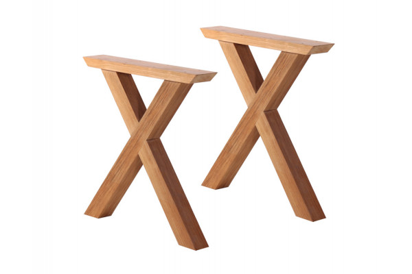 Bordben   Teak Kryds   Stk