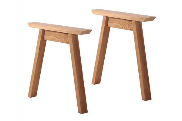 Bordben   Teak Skrå Ben   Stk