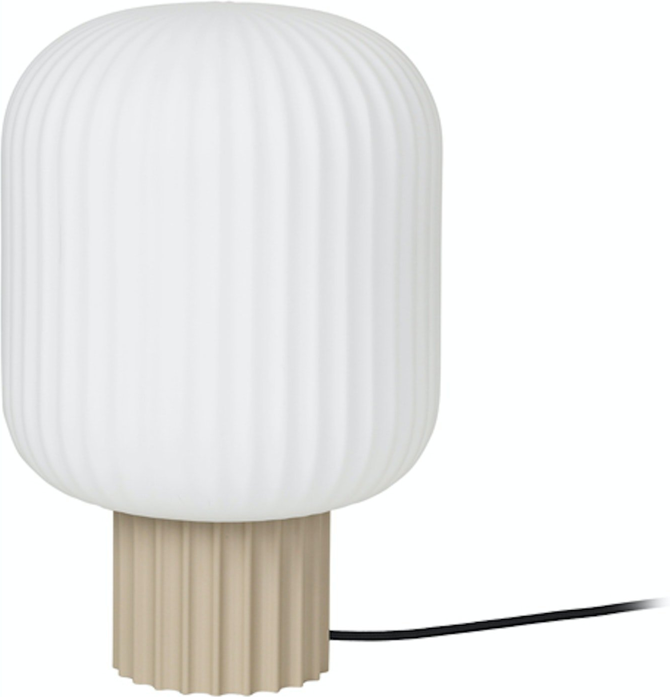 Elegant Bordlampe Broste Copenhagen Lolly i Hvid Sand