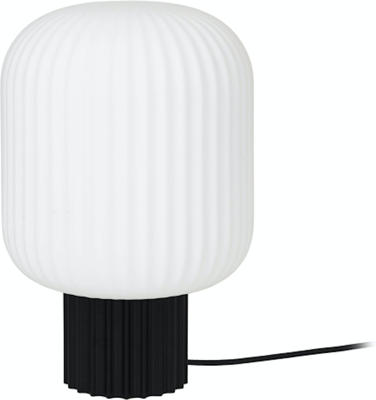 Elegant bordlampe Lolly i sort og hvid fra Broste Copenhagen