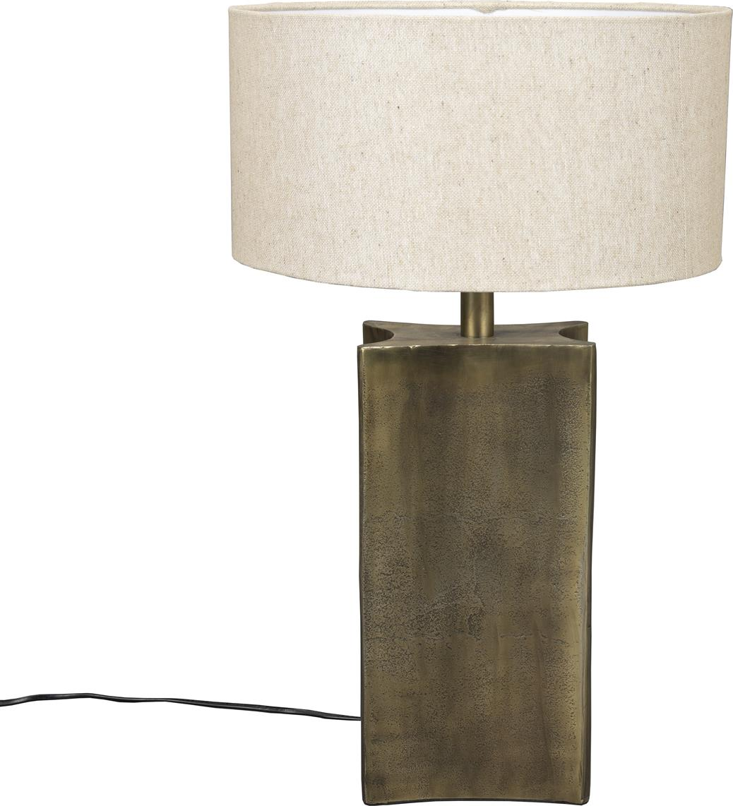 Bordlampe Dutchbone Rico i Gråbrun Aluminium