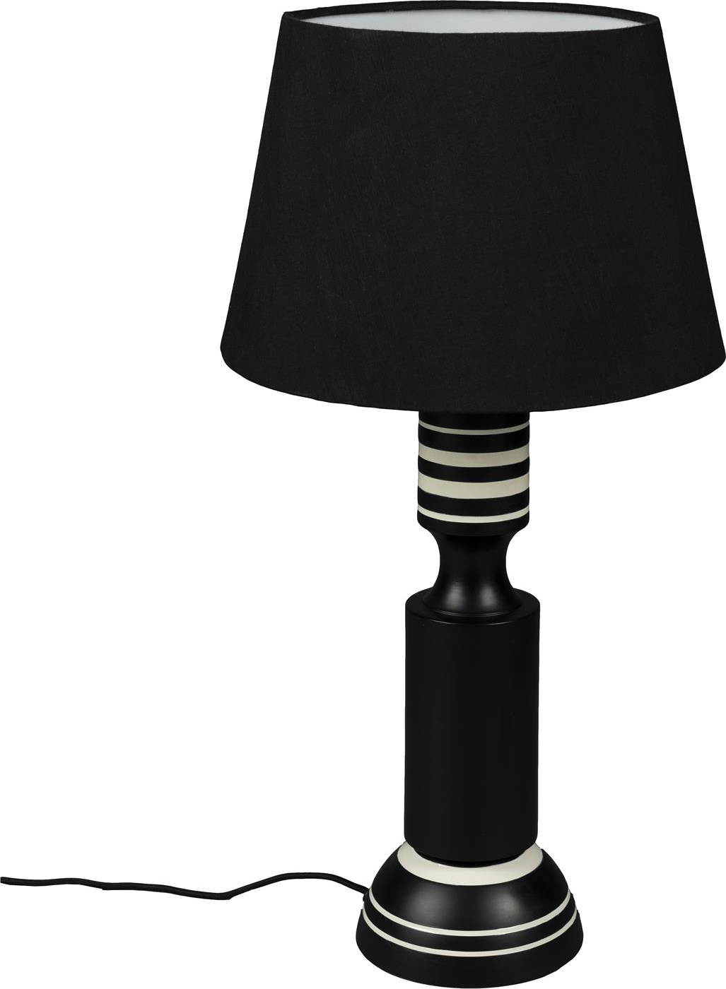 Elegant Bordlampe Virgil i Kulsort Jern fra Dutchbone