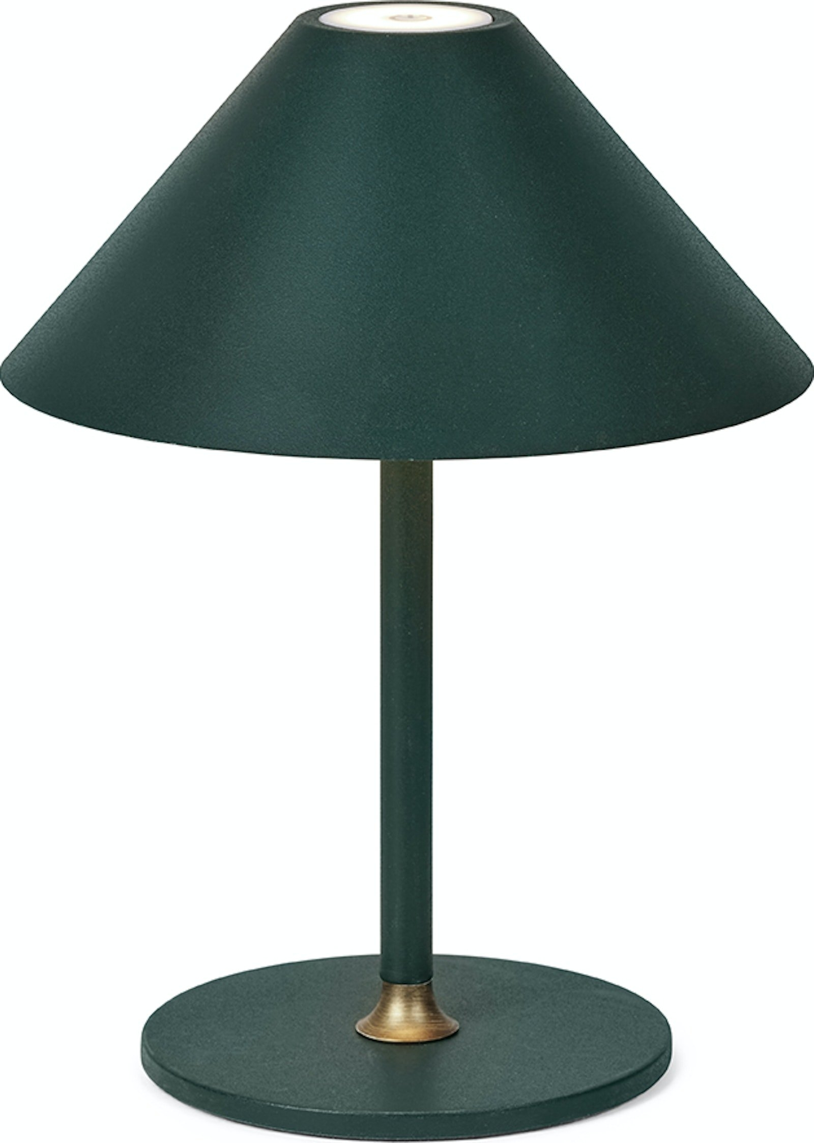 Genopladelig Mørkegrøn Bordlampe – Halo Design Hygge