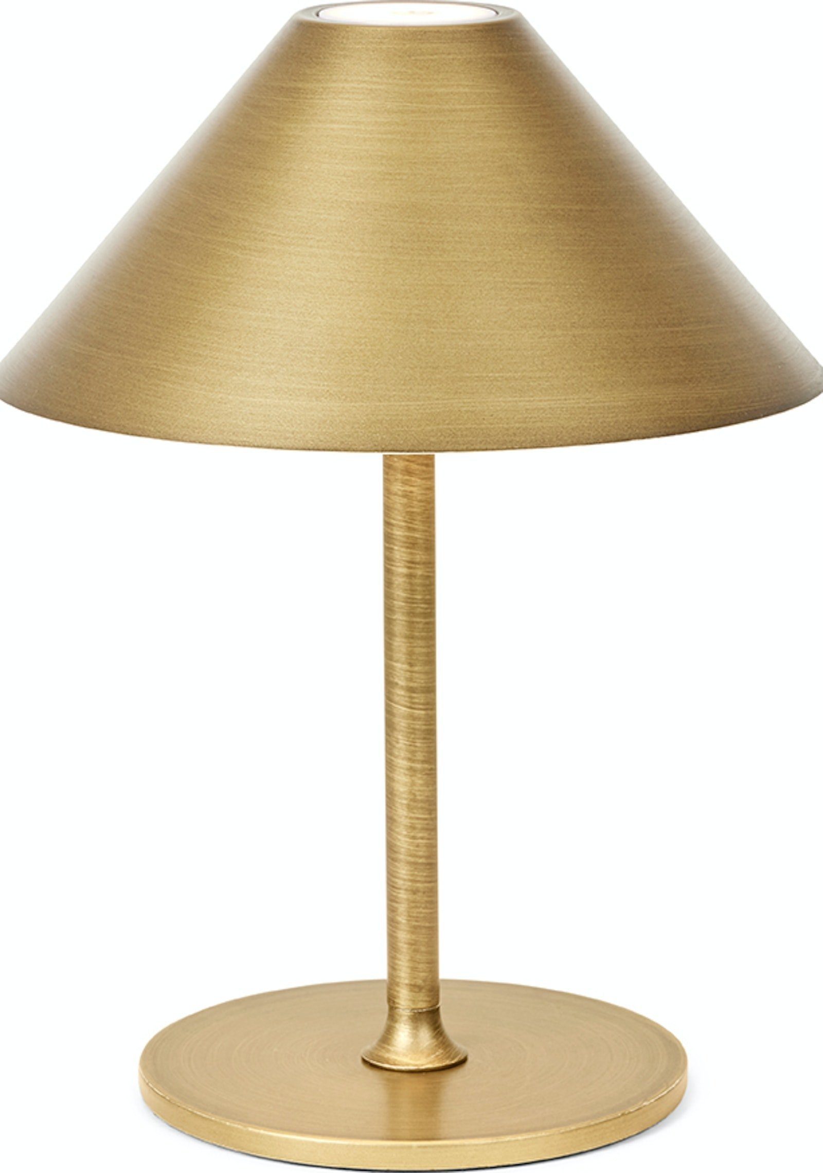Bordlampe Halo Design Hygge i Messing med Genopladelig LED